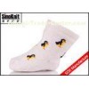 Plain White Newborn Baby Socks Cute Pattern Jacquard Babies Socks for Boy / Girls