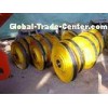 Custom Alloy Steel Port Crane Parts / Crane Pulley For Offshore Crane Parts