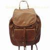Stripe Womens Canvas Backpack Satchel For Shopping / Sport / Trip