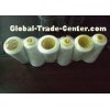 30s/3 Polyester Ring Spun Yarn , Raw White Blue Black For Bed Sheet