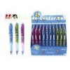 Spring Shape Barrel Colored Ballpoint Pens In Blue Ink For Promotion Gift