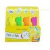 Attractive kitty sticky notes , neon Color house shaped sticky notes