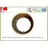 Precise Aluminum Cnc Turning Cover With Gold Anodization And Sand Blast