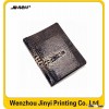 spiral embossing  Pu leather portflio