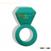 3D Green big diamond ring Shaped Eraser