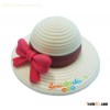 3D Leisure girls straw hat Shaped Eraser