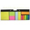 Assorted Sticky notes with punched hole , neon star sticky notes