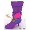 3D Fashion purple boots Shaped Eraser