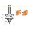 Reversible Stile & Rail 45# Carbon Steel TCT Router Bit - Classical For Woodworking