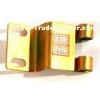 Yellow Zinc Plating steel Bending / stamping Bracket for mechanical equipment