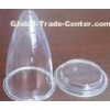 360ml Disposable Dessert Cups , Plastic Goblet Head Cup For Yogurt