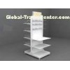 Supermarket, Convenience Store Metal Display Racks two sided shelving for Cosmetic product