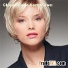 Blonde Straight Short Convenient Lace Wigs