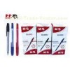 Hexagonal Barrel Colored Ballpoint Pens With 0.7mm Handy Stick Medium Point