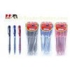 Economic Red Colored Ballpoint Pen Set For Office , 0.7mm Rollerball Ink Pen