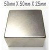 High intrinsic N42 N45 N50 Sintered Neodymium Block Magnets with Nickel Coating