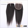 Straight Lace Closure Bleached Knots 4x4 Inch Natural Color