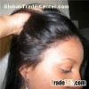 Peruvian Human Hair Lace Front Wig Silky Straight
