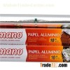 Aluminum foil pouch, made of laminated plastic multiple layer film