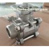 1/2 - 4" 3PC High Mounting Pad ISO 5211 Ball Valve with WCB / CF8 / CF8M for Industrial