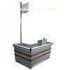 Professional Mini Retail Store Checkout Counters With Color Powder Coating