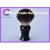 Pure black badger hair shaving brush with acrylic handle 20*65mm knots