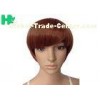 Heat Safe Short Synthetic Wigs , Medium Length Bob Wigs Tangle Free