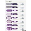 Glitter brush- hair brush