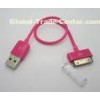 30 Pin 0.2M Pink Iphone Extension Cable Connector For Iphone 4S / 4