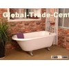 Roll top clawfoot bathtub