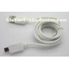 Mini to Micro 1.2m White Cell Phone USB Cables USB 2.0 / 1.1 Extension Cable For BlackBerry / Audio