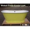 classical skirted enameled bathtub