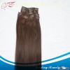 Grade AAAAA 100% virgin human clip in hair