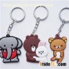 2015 Popular Cartoon PVC Soft Plastic Key Chain, Cute Cartoon Silicone Key Chain, Cartoon Key Chain,