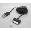 USB A Type To Ipod 30Pin connector 1.2M black high speed cable for iPhone 4S/4/3G
