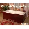 classical cast iron skirted bathtub