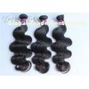 Natural Black Soft Peruvian Body Wave Virgin Hair For Dream Girl