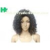 Kinky Curly Short Synthetic Wigs Natural Looking Brown Mixed Black