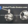 ISO 3A 1/2" - 6" SS Sanitary Butterfly Valves , High Performance Tri Clamp Butterfly Valve