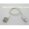 0.2m 28AWG Male to Male Micro USB Charging Cable Micro USB Charging Cable for Samsung / Video