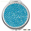 Blue Crystal Pocket Mirror