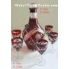 decal, frosty, hot stamping engrave Stem Wine Glass gift Sets / Home Glassware