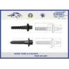 UIC Standard Black Railway Sleeper Screws For Fastening Rails