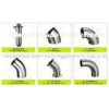 ASTM A403 Wp304 Seamless Stainless Steel Sanitary Fittings for Food Industry