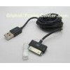 USB A Type To Ipod 30Pin Connector 2.0M black high speed cable for iPhone 4S/4/3G/3GS/iPod