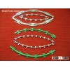 Razor wire fence