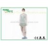 Waterproof  White Disposable Protective Suits without Hood / Feetcover