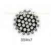 Cranes 6mm - 60mm Non Rotating Wire Rope 35W x 7 safety wire rope