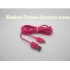 USB A Type To Micro USB Connector 2M pink Cell Phone USB Cables for BlackBerry / samsung