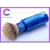 Men's shaving kit  blue color handle travel shaving brushes with stand